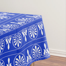 Griechisches Mittelmeer-Muster Blau Tischdecke
