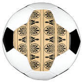 Griechisches Mittelmeer-Muster Brown Fußball (Gedreht)