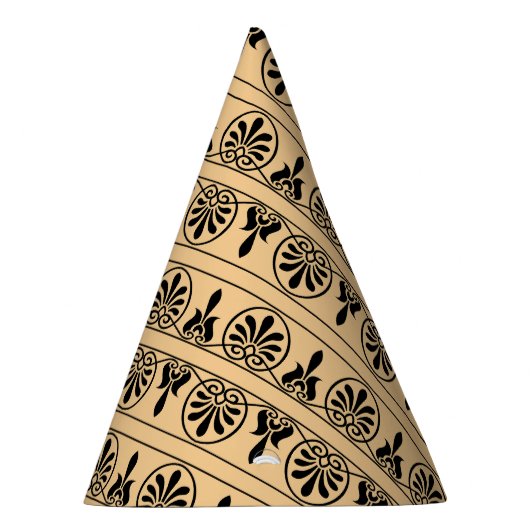 Griechisches Mittelmeer-Muster Brown Partyhütchen (Rechts)
