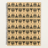 Griechisches Mittelmeer-Muster Brown Planer (Vorderseite)