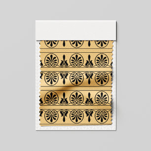 Griechisches Mittelmeer-Muster Brown Stoff