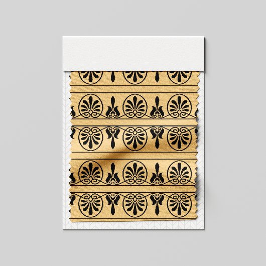 Griechisches Mittelmeer-Muster Brown Stoff