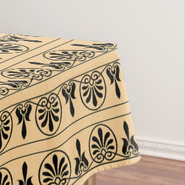 Griechisches Mittelmeer-Muster Brown Tischdecke