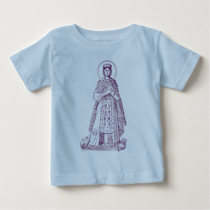 griechisches Mosaik der heiligen Agnes von Rom Baby T-shirt