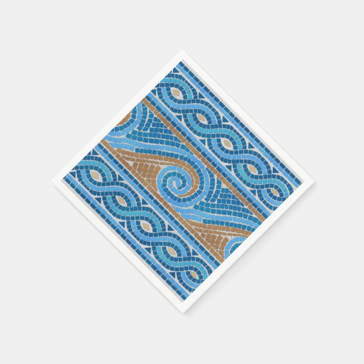 Griechisches Mosaikmuseum Serviette (Ecke)