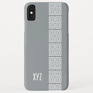 Griechisches Muster benutzerdefinierter Monogramm- Case-Mate iPhone Hülle