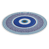 Griechisches Muster Evil Eye Nazar Schneidebrett (Ecke)