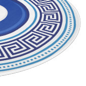 Griechisches Muster Evil Eye Nazar Schneidebrett (Ecke)