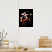 Griechisches Mythologiezentrum Poster (Küche)