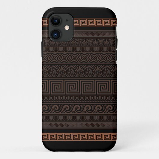 Griechisches Ornamentmuster Case-Mate iPhone Hülle (Rückseite)
