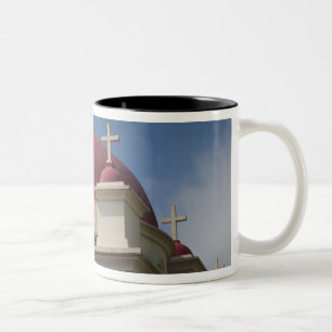 Griechisches orthodoxes Kloster Zweifarbige Tasse
