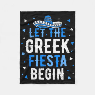 Griechisches Ostern 2025 Lass die griechische Fies Fleecedecke