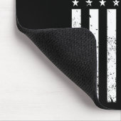 Griechisches Ostern Kalo Pascha Retro US-Flagge Gr Mousepad (Ecke)
