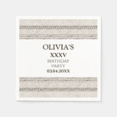 Griechisches Papier Napkin mit Steinelementen Serviette (Vorderseite)