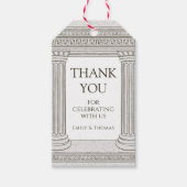 griechisches Party Geschenkanhänger (Vorderseite)