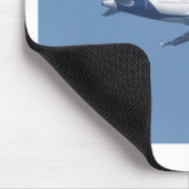 Griechisches Passagierflugzeug Mousepad (Ecke)