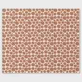 Griechisches Pizza-Muster Geschenkpapier (Flach)