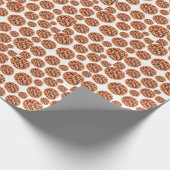 Griechisches Pizza-Muster Geschenkpapier (Ecke)