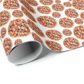 Griechisches Pizzastrom Geschenkpapier (Rolleneckpunkt)