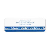 Griechisches Rücksendeverzeichnis (Vorne)