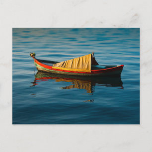 Griechisches Ruderboot Postkarte