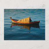 Griechisches Ruderboot Postkarte (Vorderseite)