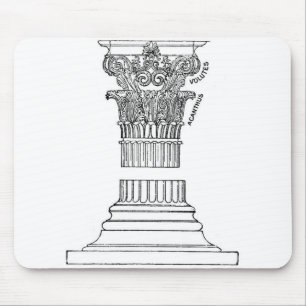 Griechisches Säulen-Mauspad Mousepad