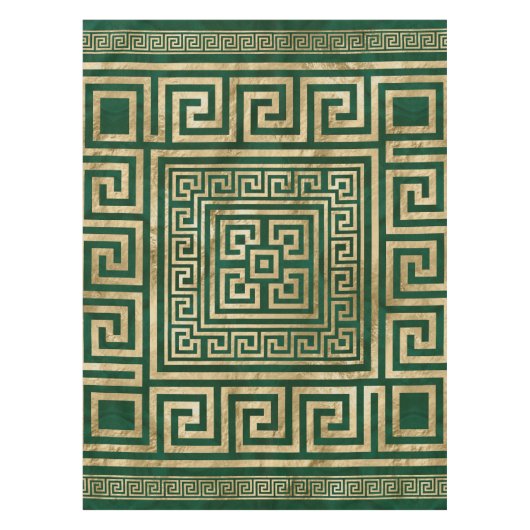 Griechisches Schloss - griechischer Meander - Mala Tischdecke (Vorderseite)