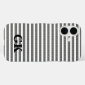 Griechisches Schlüssel-Mäander-Muster personalisie Case-Mate iPhone Hülle (Rückseite (Horizontal))