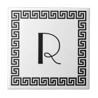 Griechisches Schlüsselentwurfs-Monogramm