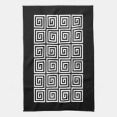 Griechisches Schlüsselmuster Geschirrtuch (Vertikal)