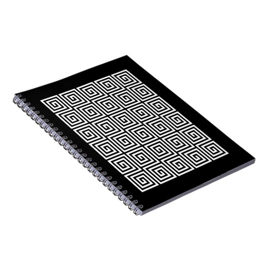 Griechisches Schlüsselmuster Notizblock (Rechte Seite)