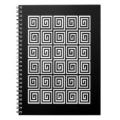 Griechisches Schlüsselmuster Notizblock (Vorderseite)