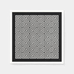 Griechisches Schlüsselmuster Serviette