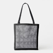 Griechisches Schlüsselmuster Tasche (Rückseite)