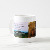 Griechisches Sprichwort über Liebe Kaffeetasse (Vorderseite Links)