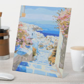 Griechisches Tabletop-Zeichen Sockelschild (In Situ)