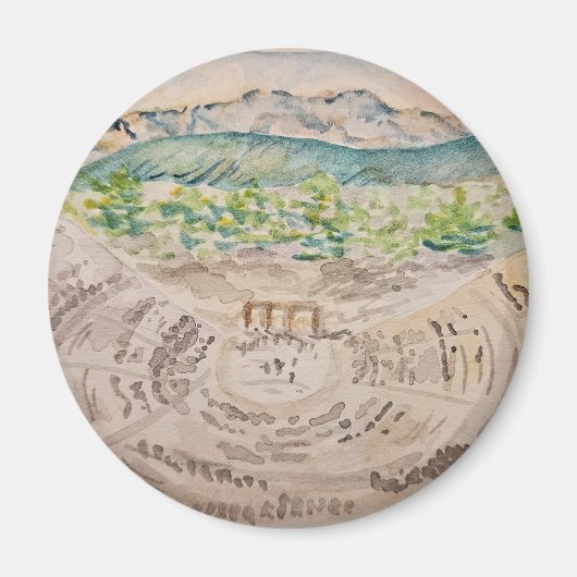 Griechisches Theater Magnet (Vorne)