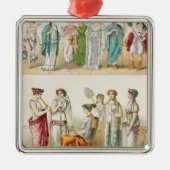 Griechisches Theaterkleid Ornament Aus Metall (Vorne)