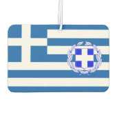 Griechisches Wappen Autolufterfrischer (Rückseite)