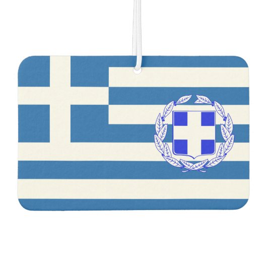 Griechisches Wappen Autolufterfrischer (Vorderseite)
