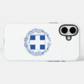 griechisches Wappen Case-Mate iPhone Hülle (Rückseite (Horizontal))
