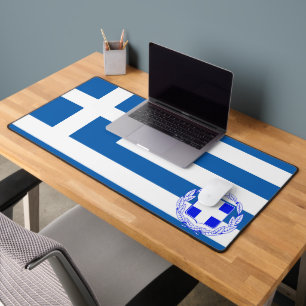 Griechisches Wappen Schreibtischunterlage