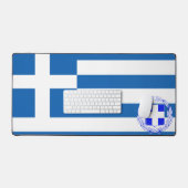 Griechisches Wappen Schreibtischunterlage (Tastatur & Maus)