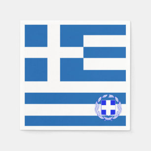 Griechisches Wappen Serviette