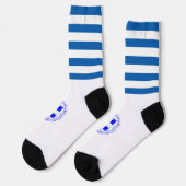 Griechisches Wappen Socken (Linkes Detail)