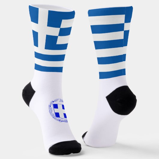 Griechisches Wappen Socken (Gewinkelt)