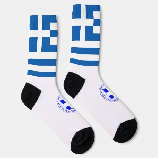 Griechisches Wappen Socken (Rechts)