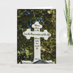 Griechisches Weißkreuz Feiertagskarte