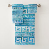 Griechisches Windungs-Muster - griechische Badhandtuch Set (Insitu)